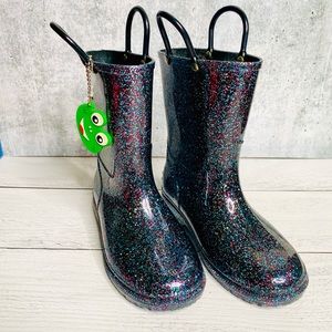 Girls Western Chief Glitter Rain Boots